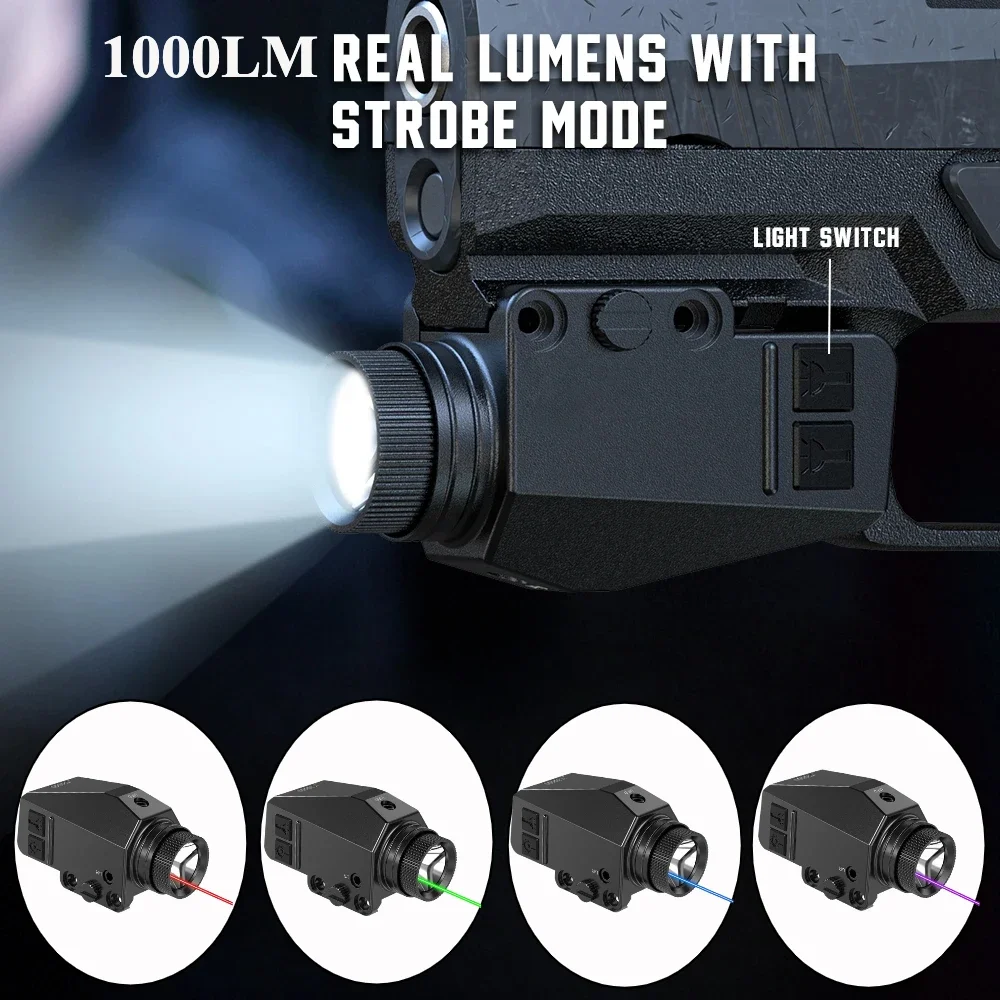 Timing Light Gun - 1000LM Taktik LED El Feneri Combo