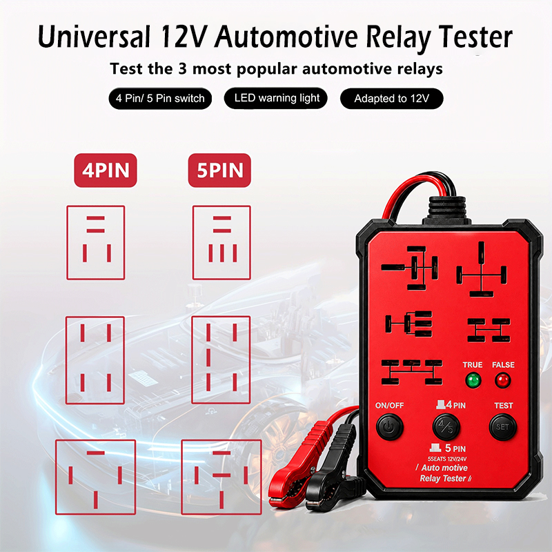 Car Diagnostic Tool - Yeni Evrensel 12V Otomotiv Röle Test